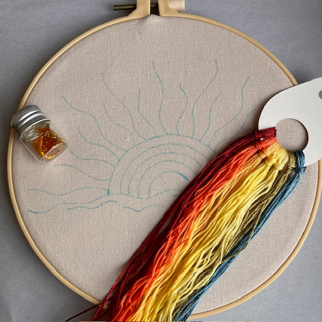 Sunshine Sampler DIY Embroidery Pattern