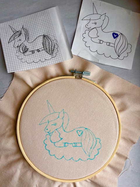 Magical Unicorn-DIY Embroidery Kit