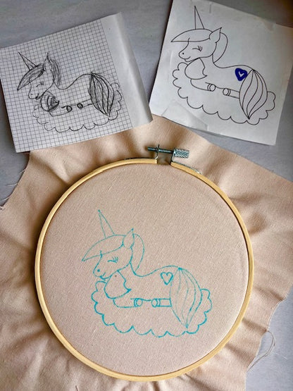 Magical Unicorn-DIY Embroidery Kit