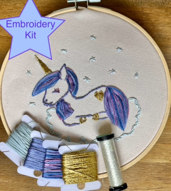 Magical Unicorn-DIY Embroidery Kit