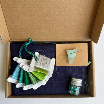 DIY Embroidery Kit - Blue Lagoon