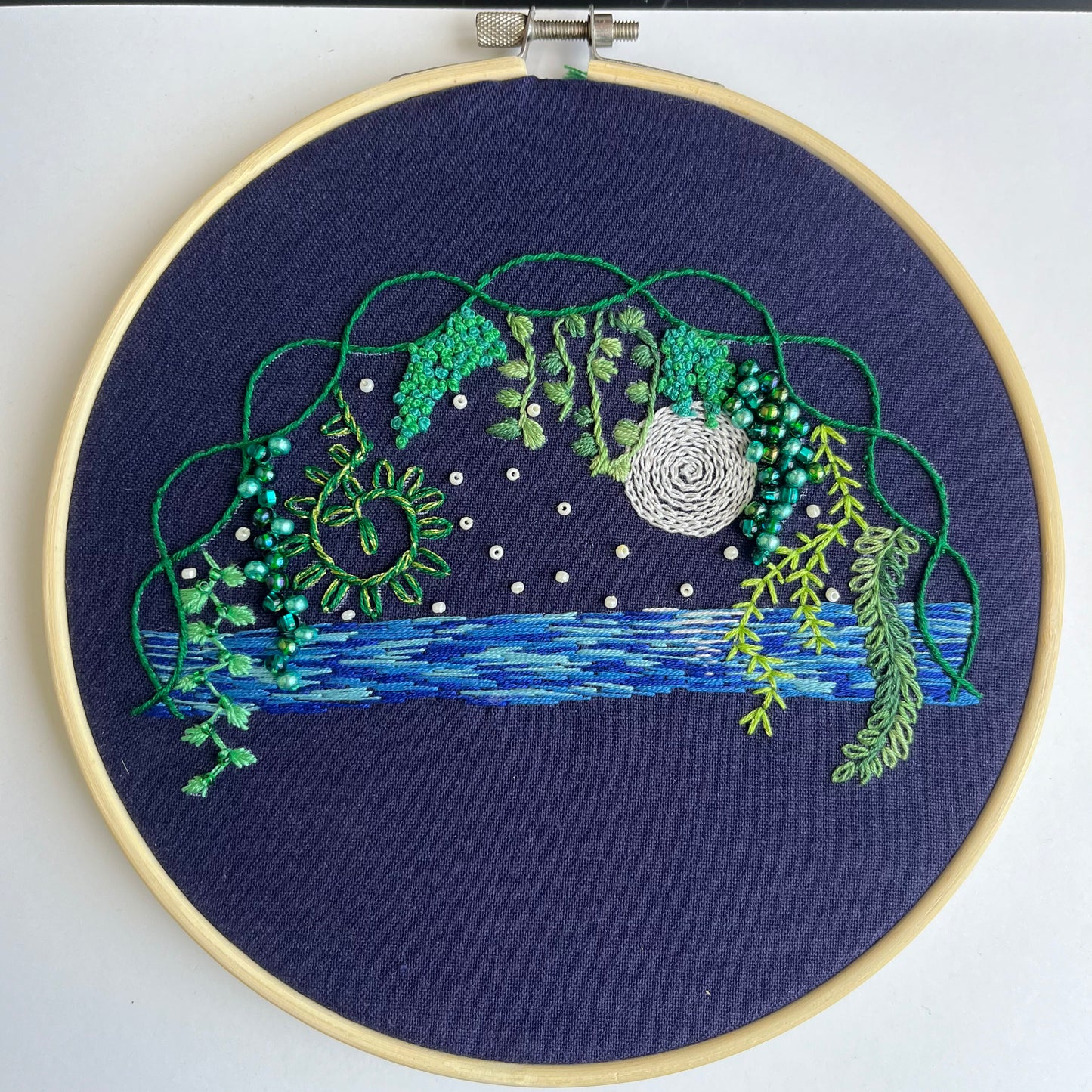 DIY Embroidery Kit - Blue Lagoon